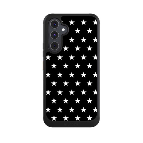 Samsung Galaxy A54 5G NIVOcore Polka Stars Schwarz und Weiß