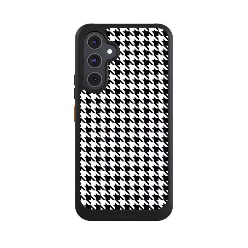 Galaxy A54 5G NIVOcore Houndstooth black-white