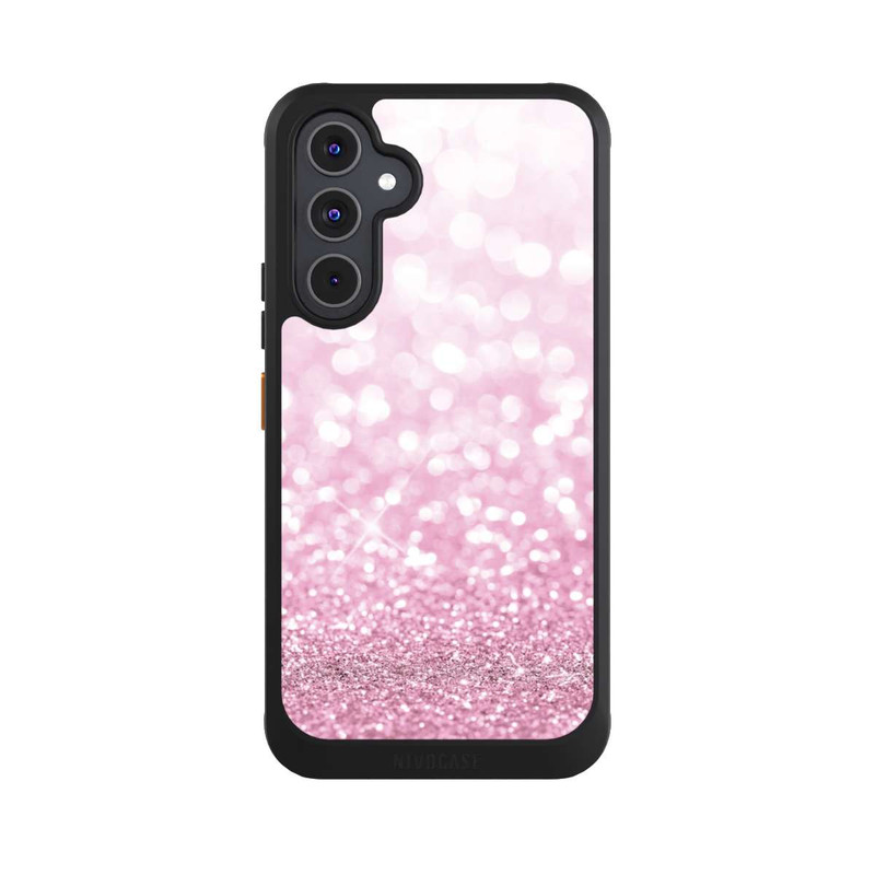 Galaxy A54 5G NIVOcore Pluie de paillettes roses look