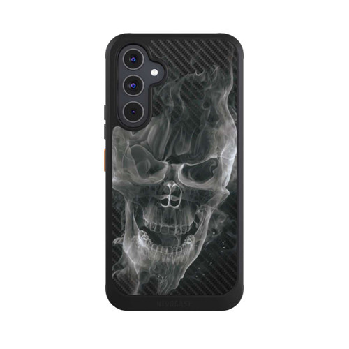 Samsung Galaxy A54 5G NIVOcore rauchender Totenkopf Carbon