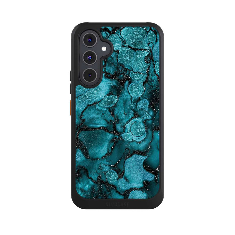 Galaxy A54 5G NIVOcore  Blauer Glitzerlook