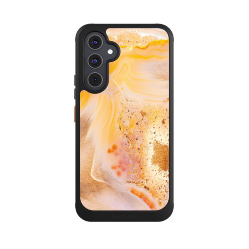 Samsung Galaxy A54 5G NIVOcore Orangefarbener Glitzer Marmorlook