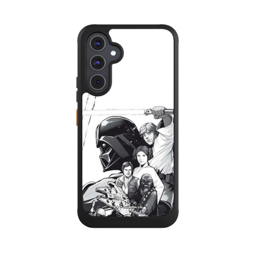 Samsung Galaxy A54 5G NIVOcore StarWars Charaktere - Schwarz-Weiß