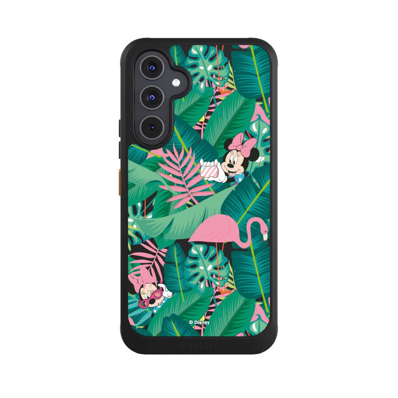 Galaxy A54 5G NIVOcore Minnie Été Feuilles de Palmier sans Fond
