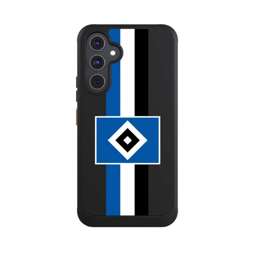 Samsung Galaxy A54 5G NIVOcore HSV Streifen - Blau-Weiß-Schwarz - ohne Hintergrund