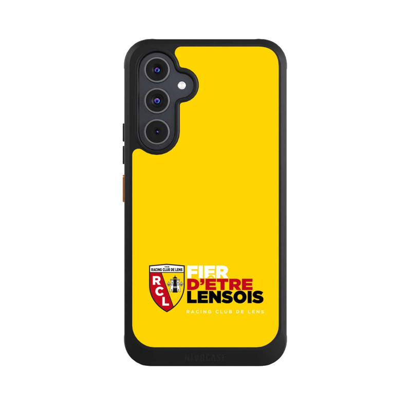 Galaxy A54 5G NIVOcore Fond Logo RCL Jaune