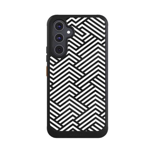 Samsung Galaxy A54 5G NIVOcore Schwarz und Weiß ZigZag