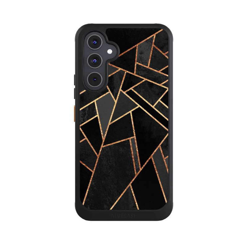 Galaxy A54 5G NIVOcore Schwarze Nacht Gold Druck