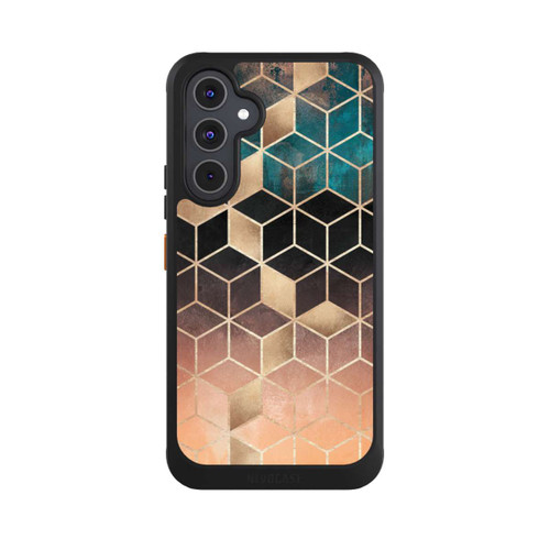 Samsung Galaxy A54 5G NIVOcore Ombre Dream Cubes Gold Print