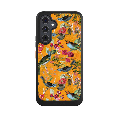 Samsung Galaxy A54 5G NIVOcore Tapete mit Vögeln und Blumen