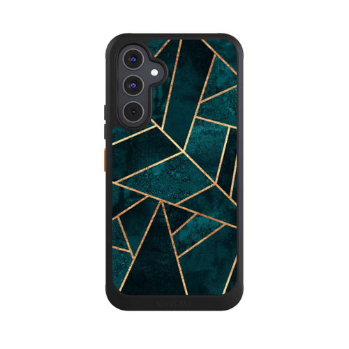 Samsung Galaxy A54 5G NIVOcore Tief Blaugrün Stein Gold Druck