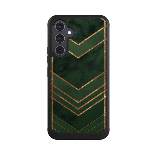 Samsung Galaxy A54 5G NIVOcore Dark Green Pattern Golden Stripes
