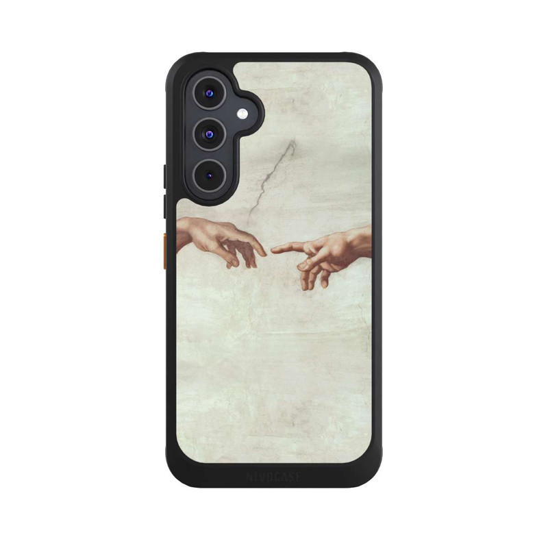 Galaxy A54 5G NIVOcore Hands of God and Adam by Michelangelo Buonarroti