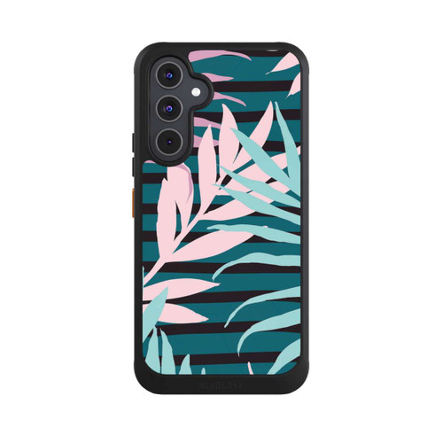 Samsung Galaxy A54 5G NIVOcore Pastell-Dschungelblätter rosa blaugrün