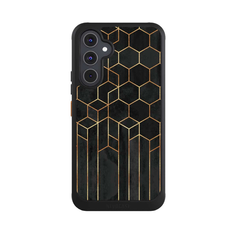 Galaxy A54 5G NIVOcore Schwarze Sechsecke