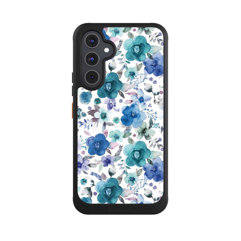 Galaxy A54 5G NIVOcore Winter Floral Bouquets Blue