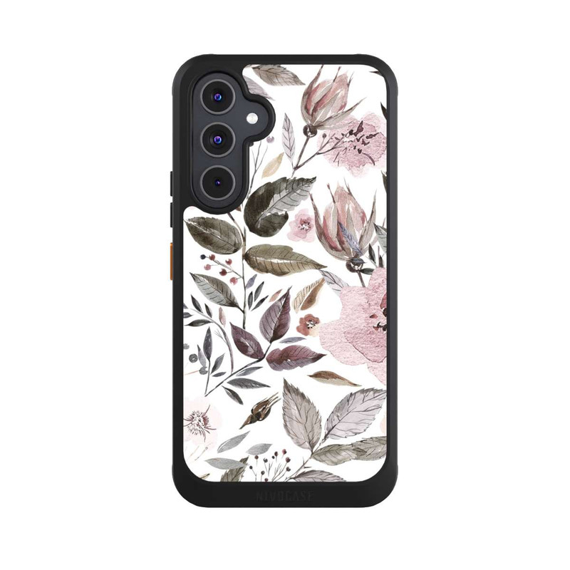 Galaxy A54 5G NIVOcore Aquarell braune Rosenblüten