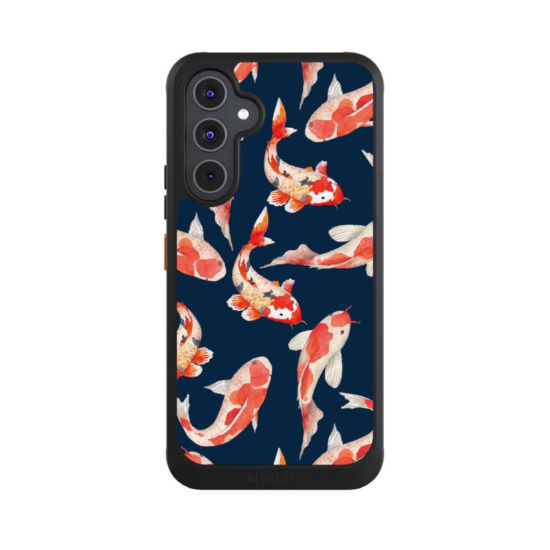 Galaxy A54 5G NIVOcore Coral Fish on Blue Background