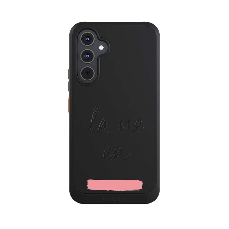 Galaxy A54 5G NIVOcore La vie en Pink Transparent