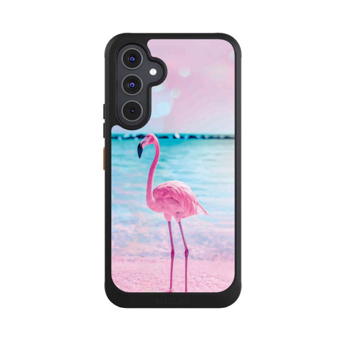 Samsung Galaxy A54 5G NIVOcore Rosa Flamingo am Meer