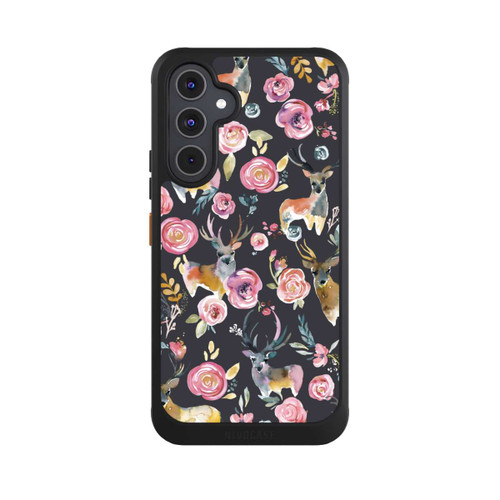 Samsung Galaxy A54 5G NIVOcore Deers and flowers Anthracite