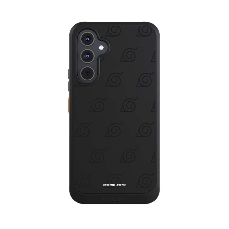 Galaxy A54 5G NIVOcore Black Konoha Pattern Transparant