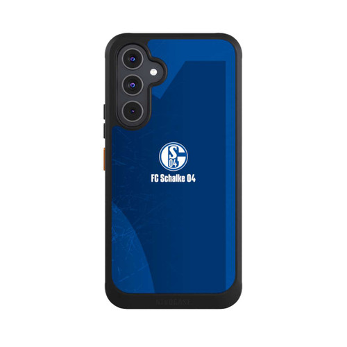Samsung Galaxy A54 5G NIVOcore Schalke 04 Blauer Hintergrund Mit Logo