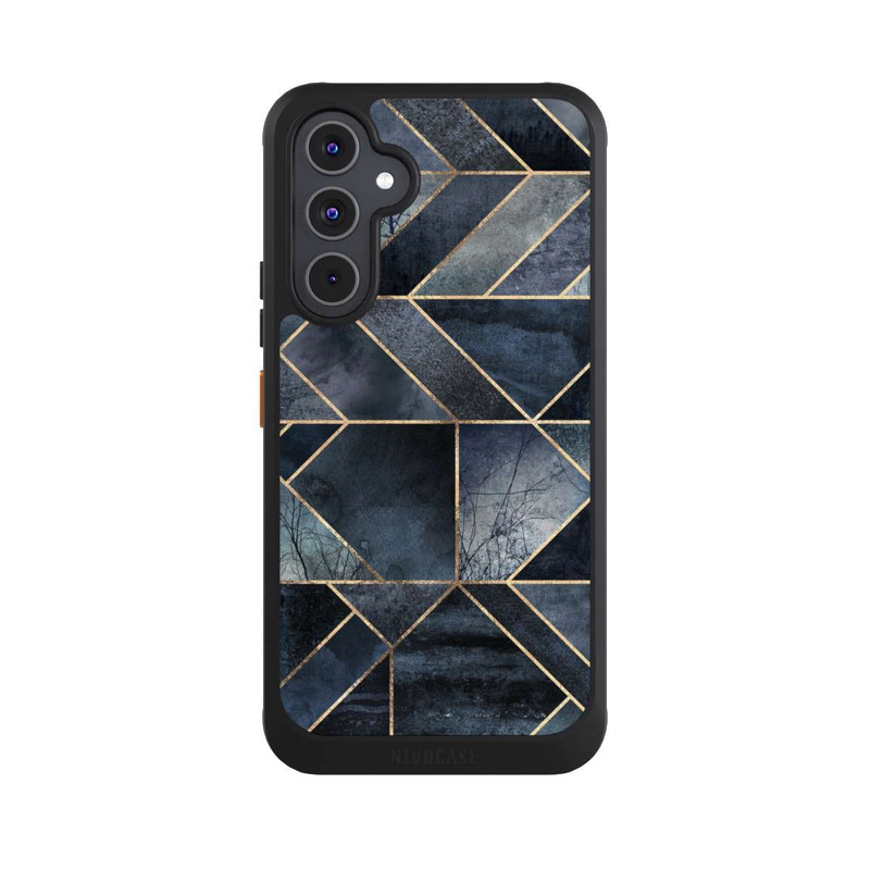 Galaxy A54 5G NIVOcore Abstraktes Natur-Dunkelblau