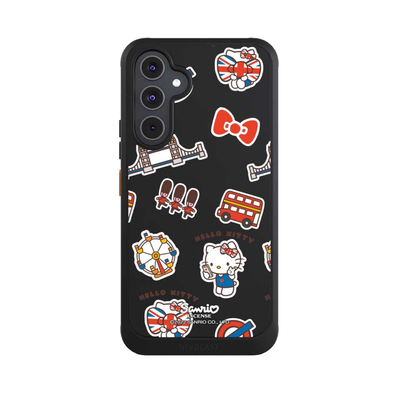 Galaxy A54 5G NIVOcore Hello Kitty Londoner Abzeichen Transparent