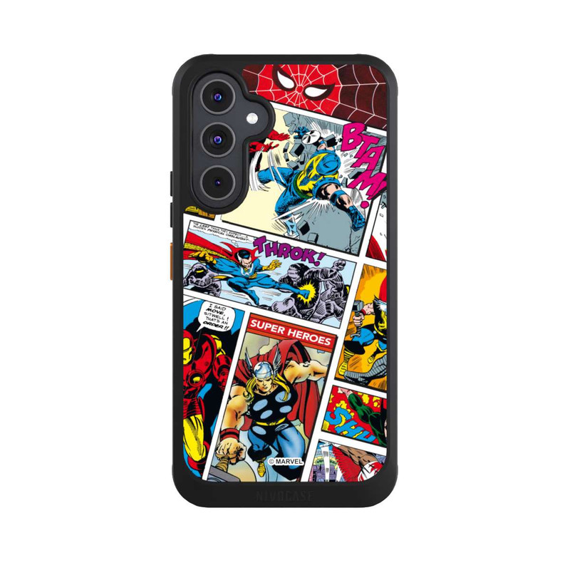 Galaxy A54 5G NIVOcore Marvel Retro Comic Blue