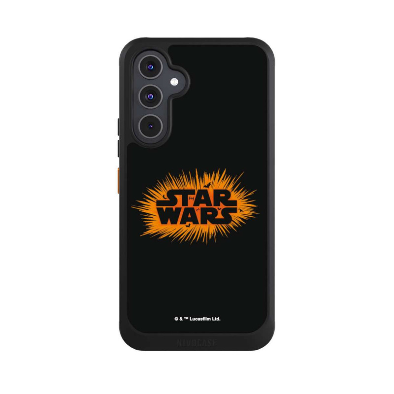 Galaxy A54 5G NIVOcore Star Wars Logo Orange Halloween Explosion