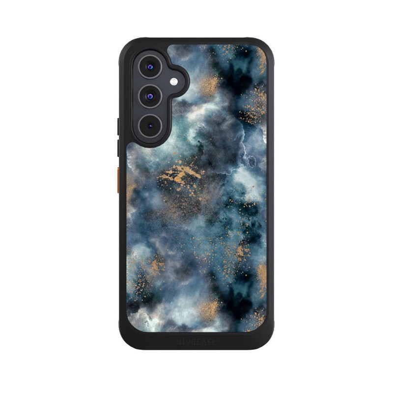 Galaxy A54 5G NIVOcore Smoky Marble Watercolor Navy