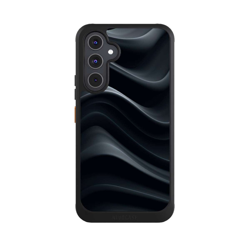 Galaxy A54 5G NIVOcore Black Waves Texture