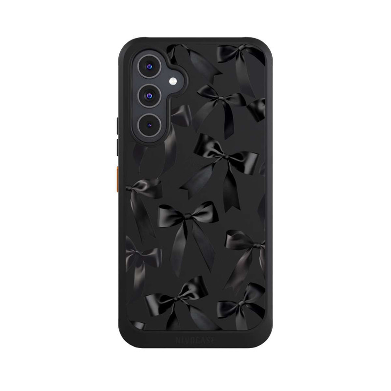 Galaxy A54 5G NIVOcore Schwarze Satinschleifen