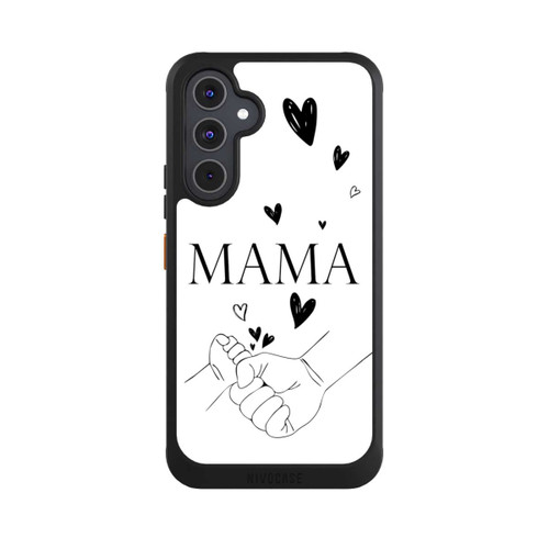 Samsung Galaxy A54 5G NIVOcore Muttertag Line Art Hände Schwarz Weiß