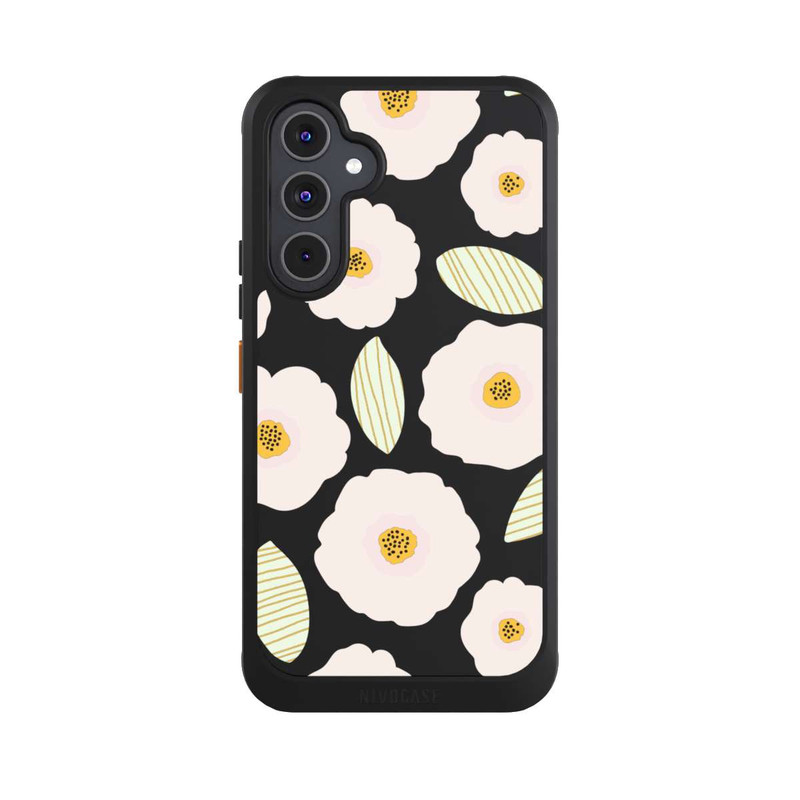 Galaxy A54 5G NIVOcore Simple Pastell Flowers Light Transparent