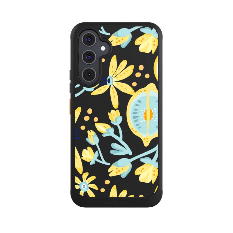 Galaxy A54 5G NIVOcore Lemon Summer Pattern Transparent Yellow
