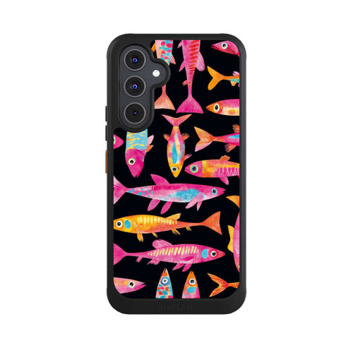 Samsung Galaxy A54 5G NIVOcore Funky bunte Fisch Parade mit KI