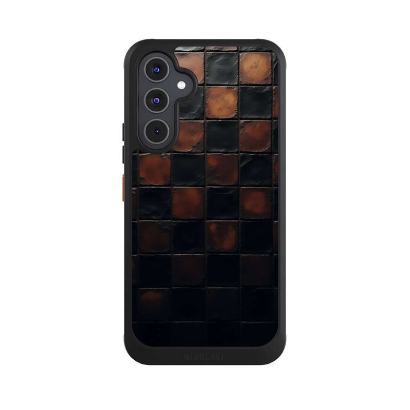 Galaxy A54 5G NIVOcore Checked Pattern Metallic Look with AI