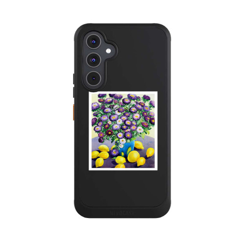 Samsung Galaxy A54 5G NIVOcore Purple Asters and Lemons by Christopher Ryland