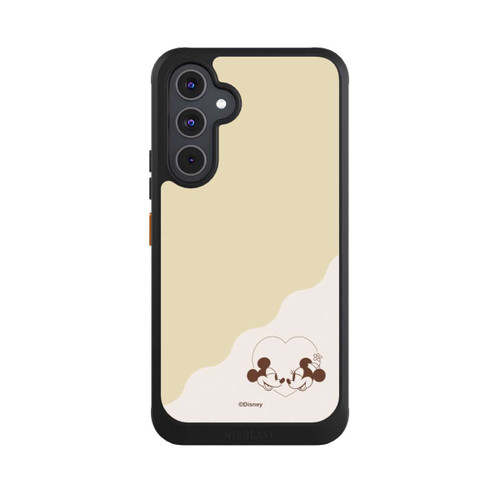 Samsung Galaxy A54 5G NIVOcore Mickey and Minnie Love Heart Beige