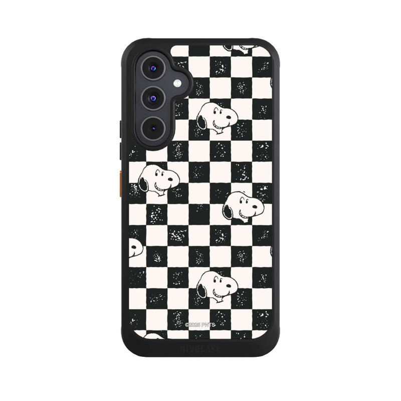 Galaxy A54 5G NIVOcore Snoopy Heads Checked Pattern