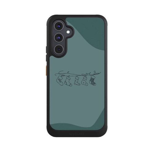 Samsung Galaxy A54 5G NIVOcore Christmas stockings line art minimalistic