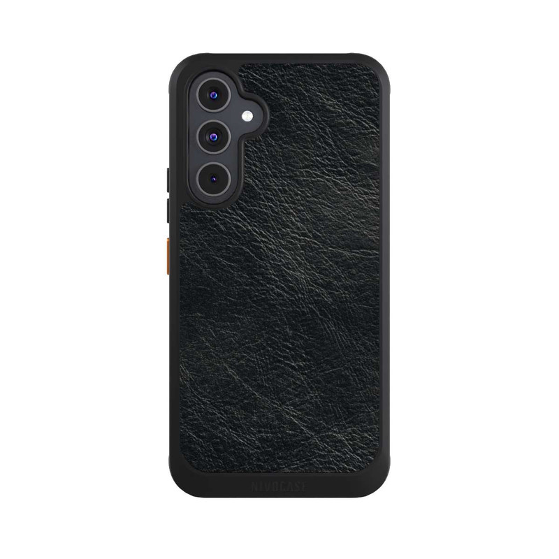 Galaxy A54 5G NIVOcore Black Leather Look Background