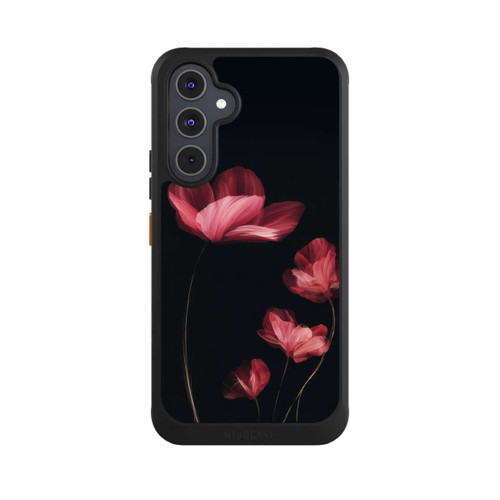 Samsung Galaxy A54 5G NIVOcore Burgunder Blüten schwarz