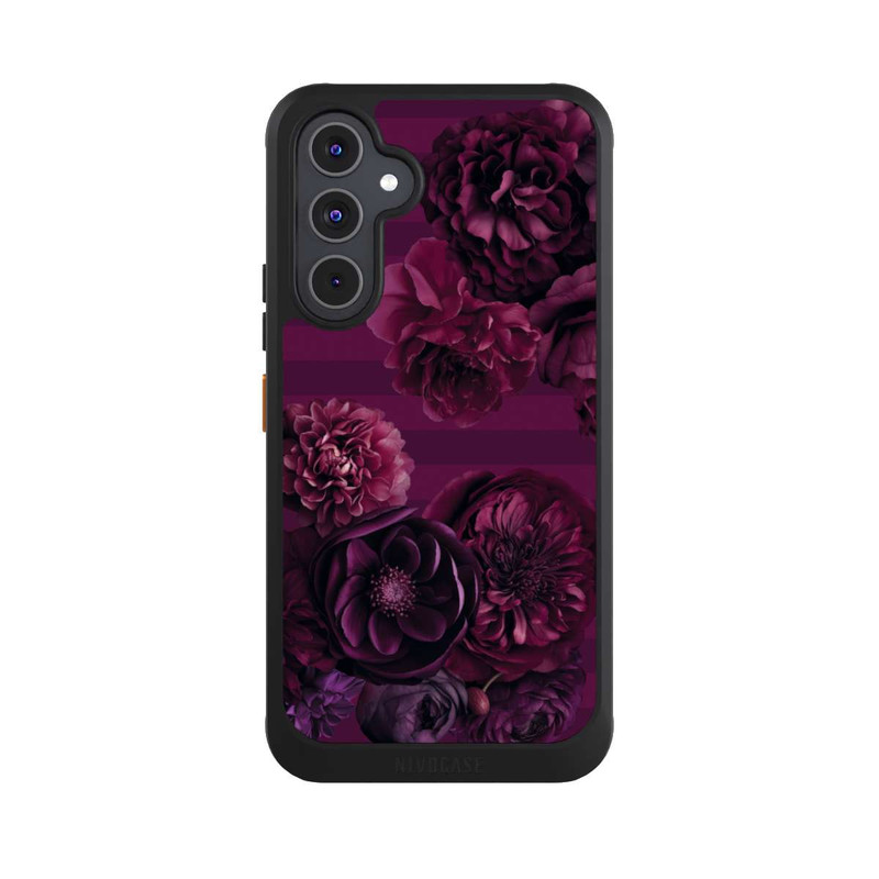Galaxy A54 5G NIVOcore Majestic Baroque Blossom Dream Burgundy Pink with AI