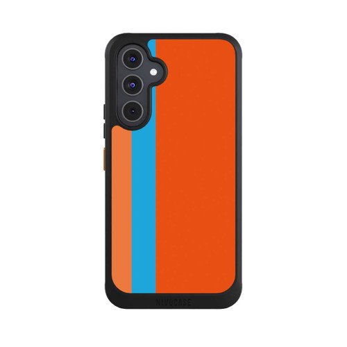 Samsung Galaxy A54 5G NIVOcore Rayures Orange Bleu