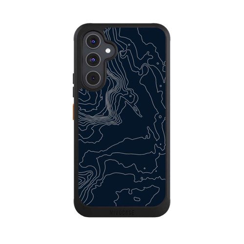 Samsung Galaxy A54 5G NIVOcore Berg Höhenlinien Dunkel