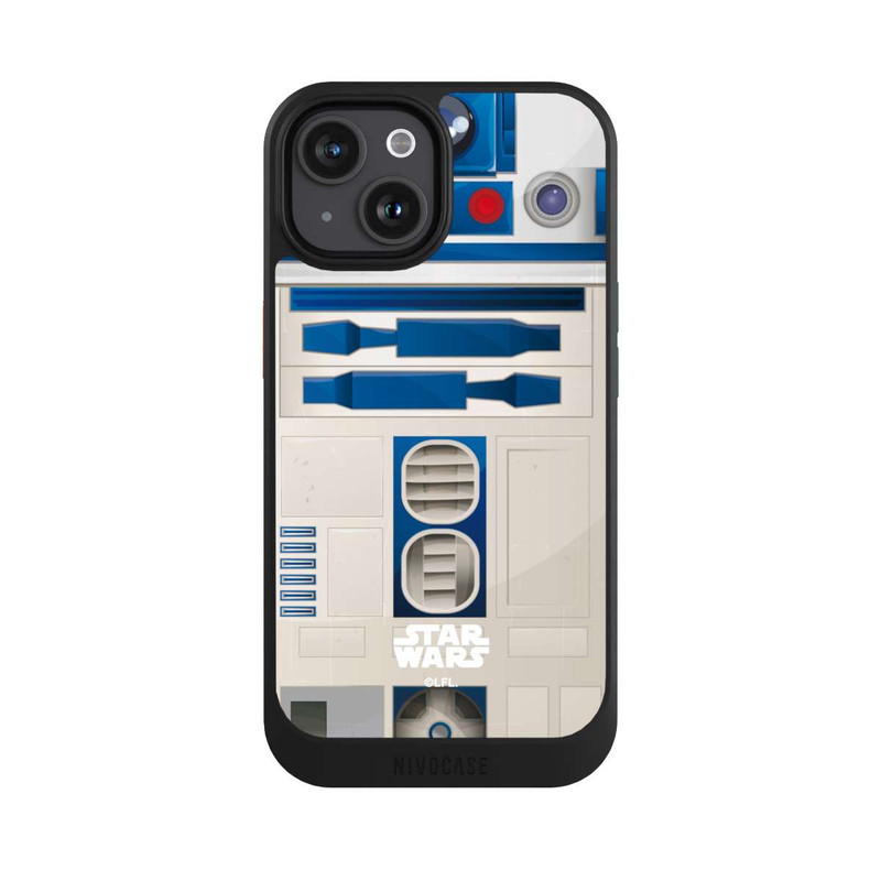 iPhone 15 NIVOcore R2D2 Gros plan