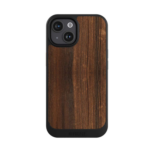 Apple iPhone 15 NIVOcore Nußbaum Holzlook